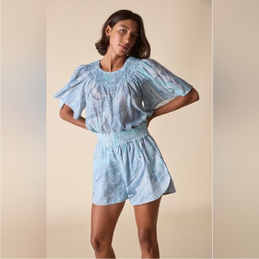 St. Roche Honeycomb Top Blouse